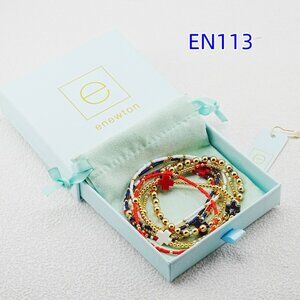 Enewton Red & Black Bracelet Set